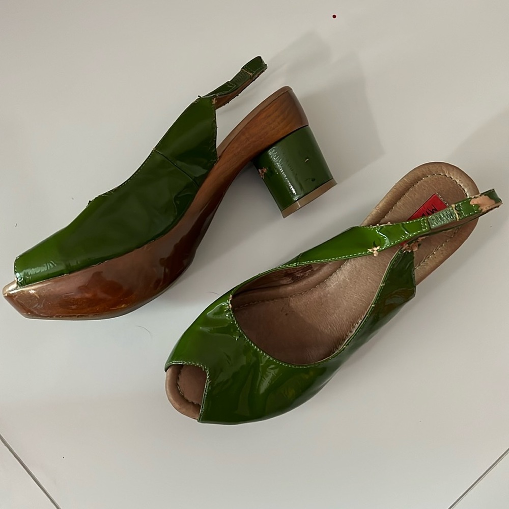 Miz Mooz heels.  size 9 open toe
